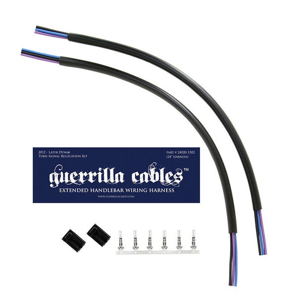 GUERRILLA CABLES - 2012-2017 DYNA TURN SIGNAL RELOCATION KITS