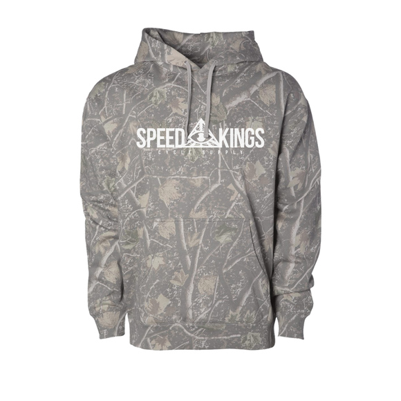 Deadwood Camo Hoodie by Speed Kings Cycle Supply Front Logo