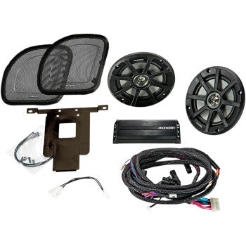 Kicker Speaker Kit - 6-1/2" - 4Ch Amp - '15+ FLTR