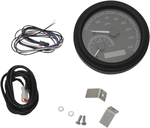 Dakota Digital 4-5/8" Tank Gauge System - Black/Gray/Black Trim