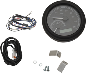 Dakota Digital 4-5/8" Tank Gauge System - Black/Gray/Black Trim