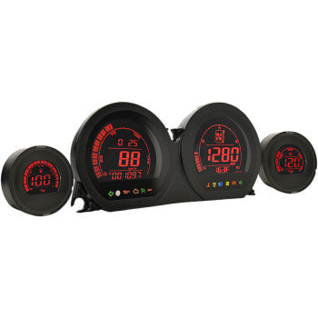 KOSO - HD-03 FOUR PIECE GAUGE KIT - '14-20 TOURING - 0