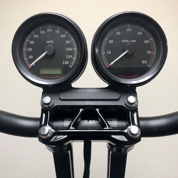 GUERRILLA CABLES - SPEEDOMETER RELOCATION HARNESS (ADD TACH*) - 2012-2013 DYNA FXDB & FXDL