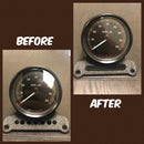 31 STATE - GAUGE BRACKET INDICATOR BLOCK-OFF PLATE-4