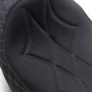 MUSTANG - REVERSE JOURNEY SOLO SEAT - DIAMOND STITCH, GRAY THREAD - '08-21 TOURING-3