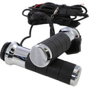 KOSO - TITAN-X HEATER GRIPS - CHROME - '08-21 TOURING & SOFTAIL-1