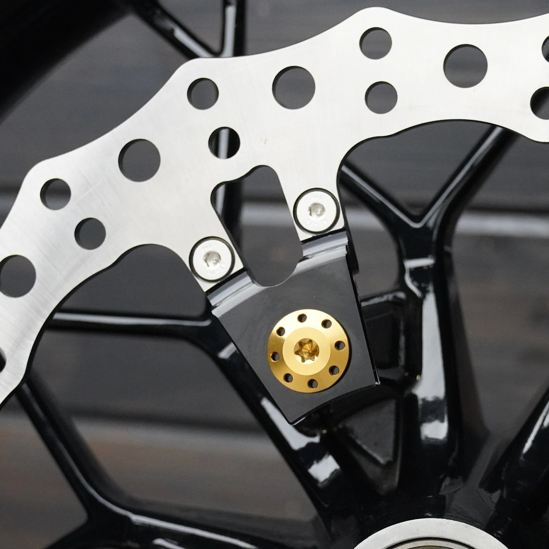 ARLEN NESS Titanium Floating Rotor Bolts, '14-'23 FLT / Gold