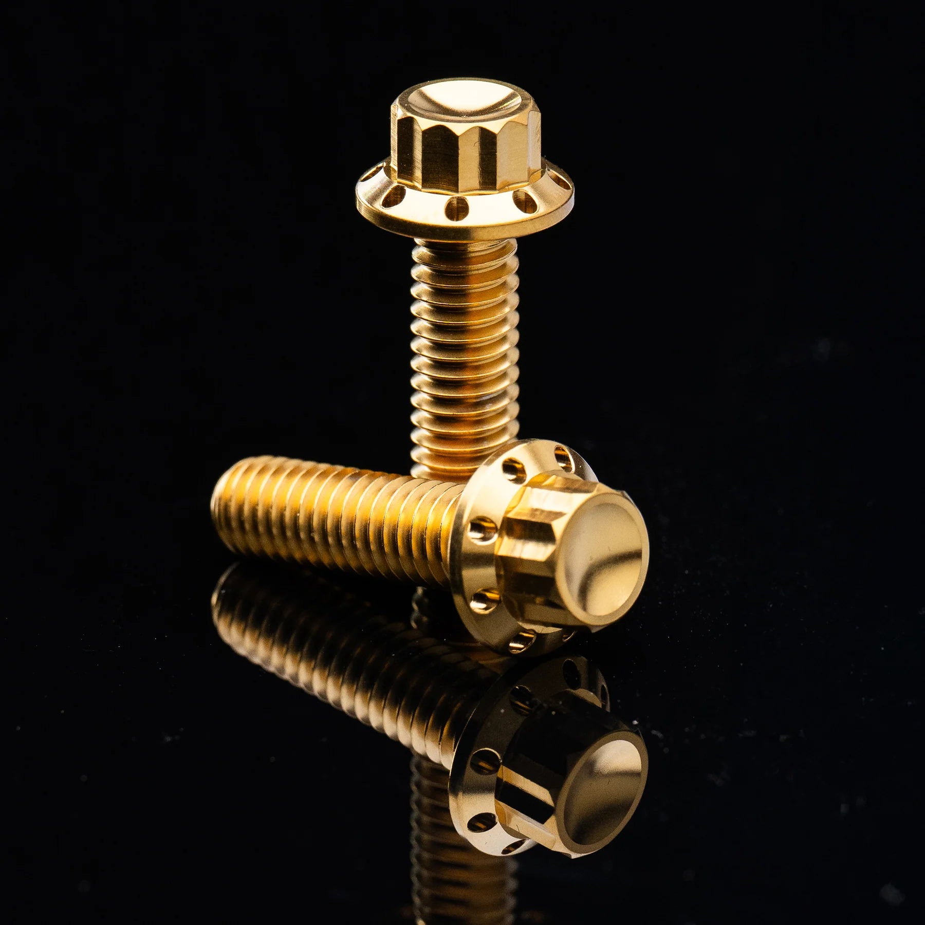 ARLEN NESS Lifter Block Titanium 12-Point Bolt Kits, Gold - 0