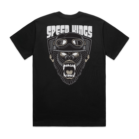 Speed-Kings Gorilla T Shirt in Black