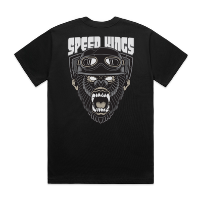 Speed-Kings Gorilla T Shirt in Black