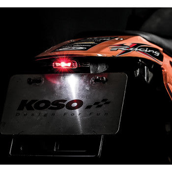 KOSO - HAWKEYE LED TAILLIGHT - RED LENS - 0