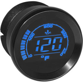 KOSO - HD-02 OIL TEMPERATURE GAUGE - 2" - BLACK - '04-13 TOURING