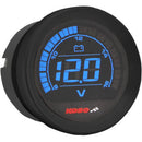 KOSO - REPLACEMENT 2" VOLTMETER GUAGE - BLACK - '04-13 TOURING-1