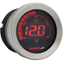 KOSO - REPLACEMENT 2" VOLTOMETER GAUGE - CHROME - '04-13 TOURING-2