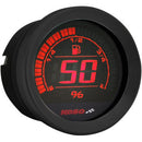 KOSO - 2" REPLACEMENT FUEL LEVEL GAUGE - BLACK - '04-13 TOURING-2