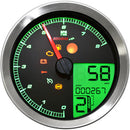 KOSO - HD-04 SPEEDOMETER/ TACHOMETER - SILVER BEZEL-1