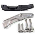 OG Moto front radial mount brake caliper bracket for Harley-Davidson — CNC 6061‑T6 billet aluminum, hard‑anodized, 108mm radial caliper adapter