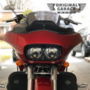 Harley-Davidson Road Glide red front fairing with dual LED headlights