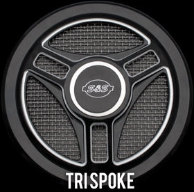 S&S Cycles Stealth Air Cleaner Kit - 01-17 Twin Cam