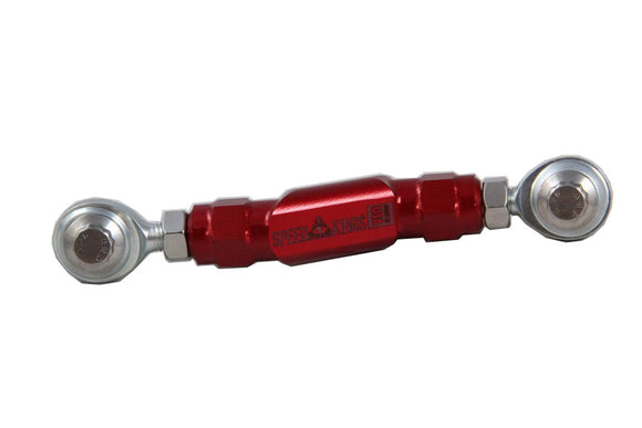 M8 softail brake linkage in red finish for 2018-2025 FXLRS FXLRST Low Rider S ST and M8 Softail Models along with ARP hardware by Speed-Kings Cycle