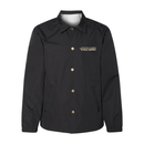 Speed Kings Have Heart Waterproof Coaches Jacket in Black Front Side Snap Up