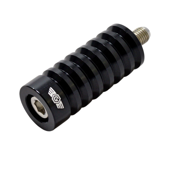 Black anodized ribbed shifter peg for Indian motorcycles