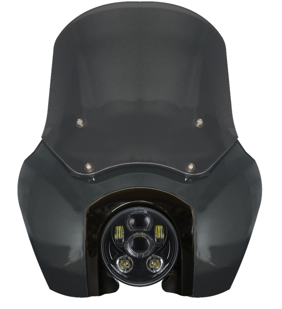 OG Softail Low Rider S Complete T-Sport Fairing Kit - Iron Horse Metallic