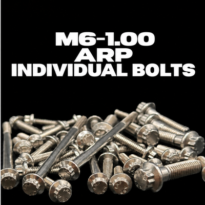 BAMCO M6-1.00 ARP Individual Bolts, ARP stainless steel 12 point bolts sold individually
