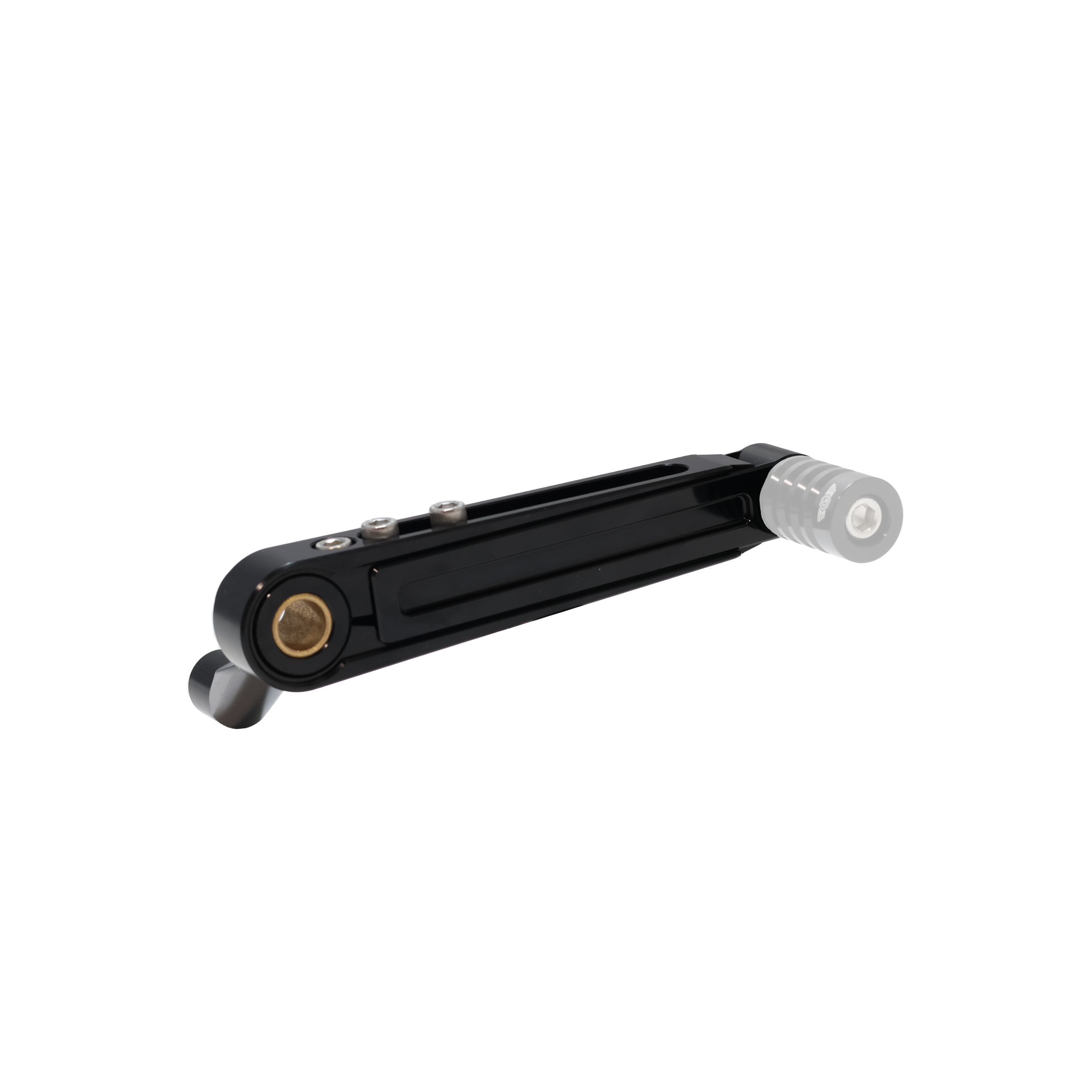 OG Adjustable Brake Arm for Harley‑Davidson M8 Softails — hard‑anodized black 6061‑T6 aluminum