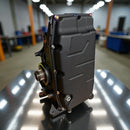 BAMCO ARP stainless-steel bolts in assorted plated finishes on Harley-Davidson M8 oil pan