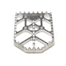 Moto‑X raw aluminum replacement motorcycle foot peg gripper