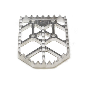 Moto‑X raw aluminum replacement motorcycle foot peg gripper