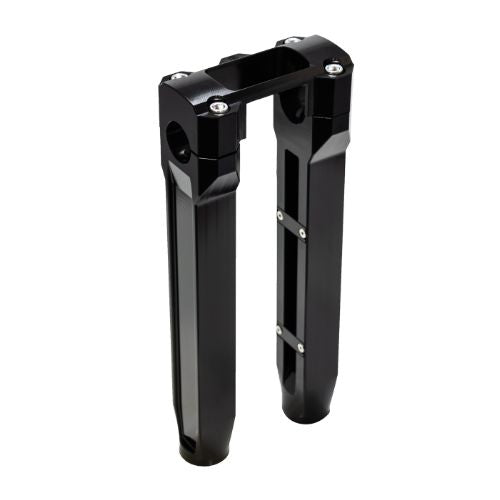 OG 10.5-inch black straight handlebar risers for motorcycle