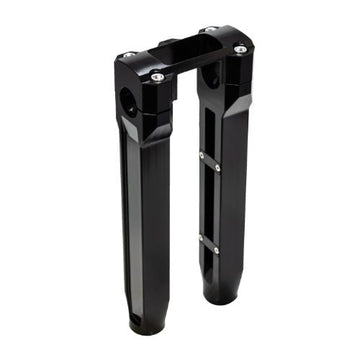 OG 10.5-inch black straight handlebar risers for motorcycle