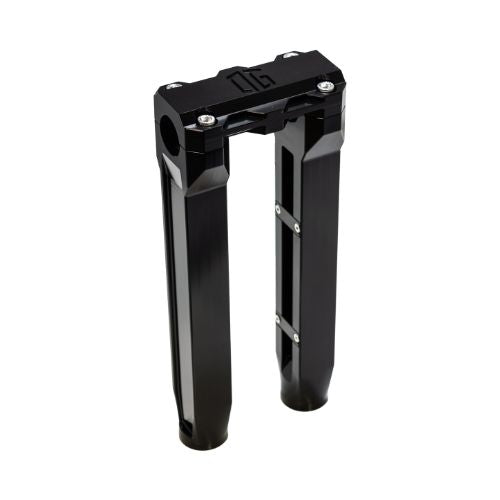 OG 10.5" Straight Risers — Original Garage Moto black CNC 6061 T6 handlebar risers
