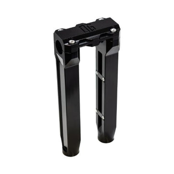 OG 10.5" Straight Risers — Original Garage Moto black CNC 6061 T6 handlebar risers