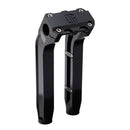 OG Black 10.5 inch Pull Back Risers with Black Standard Top Clamp