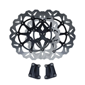 13-inch axial floating big brake rotor kit hub-mounted for 2008-2023 Harley Touring