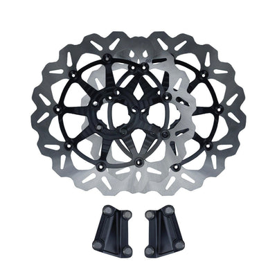 13-inch axial floating big brake rotor kit hub-mounted for 2008-2023 Harley Touring