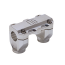 OG-2 Straight Riser handlebar clamp, Classic Raw machined aluminum