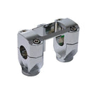OG-2 chrome straight motorcycle handlebar riser clamp