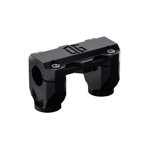 OG Black 2 inch Pull Straight Risers with Black Standard Top Clamp
