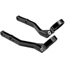 OG 2009‑Up Touring Remote Reservoir Mounts — Original Garage Moto black 6061‑T6 billet brackets for Harley‑Davidson Ohlins remote shocks