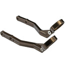 OG 2009 touring motorcycle remote reservoir mounts in bronze (pair)