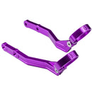 Purple anodized remote reservoir mounts for 2009-up touring motorcycles