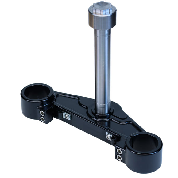OG 2014‑Up Touring Lower Triple Tree Kit — black CNC 49mm lower tree for 2014–present Touring motorcycles