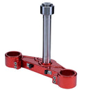 Red lower triple tree steering stem for 2014–2023 touring motorcycles