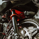 OG 2014-Up Touring Drop Triple Trees kit installed on a 2025 Road Glide