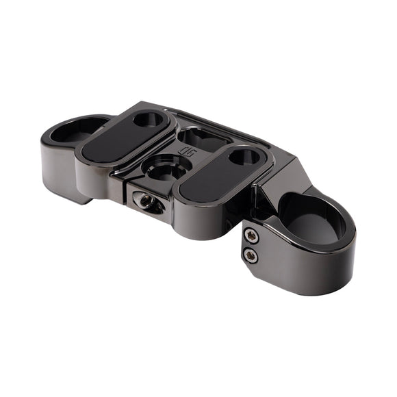 Black Chrome OG 2018-Up Softail 49mm Drop 1 inch Top Triple Tree
