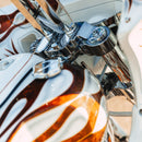 2020-Up Softail Lowrider S & ST Black Drop 1" Triple Trees kit installed on a 2024 Softail Low Rider ST FXLRST